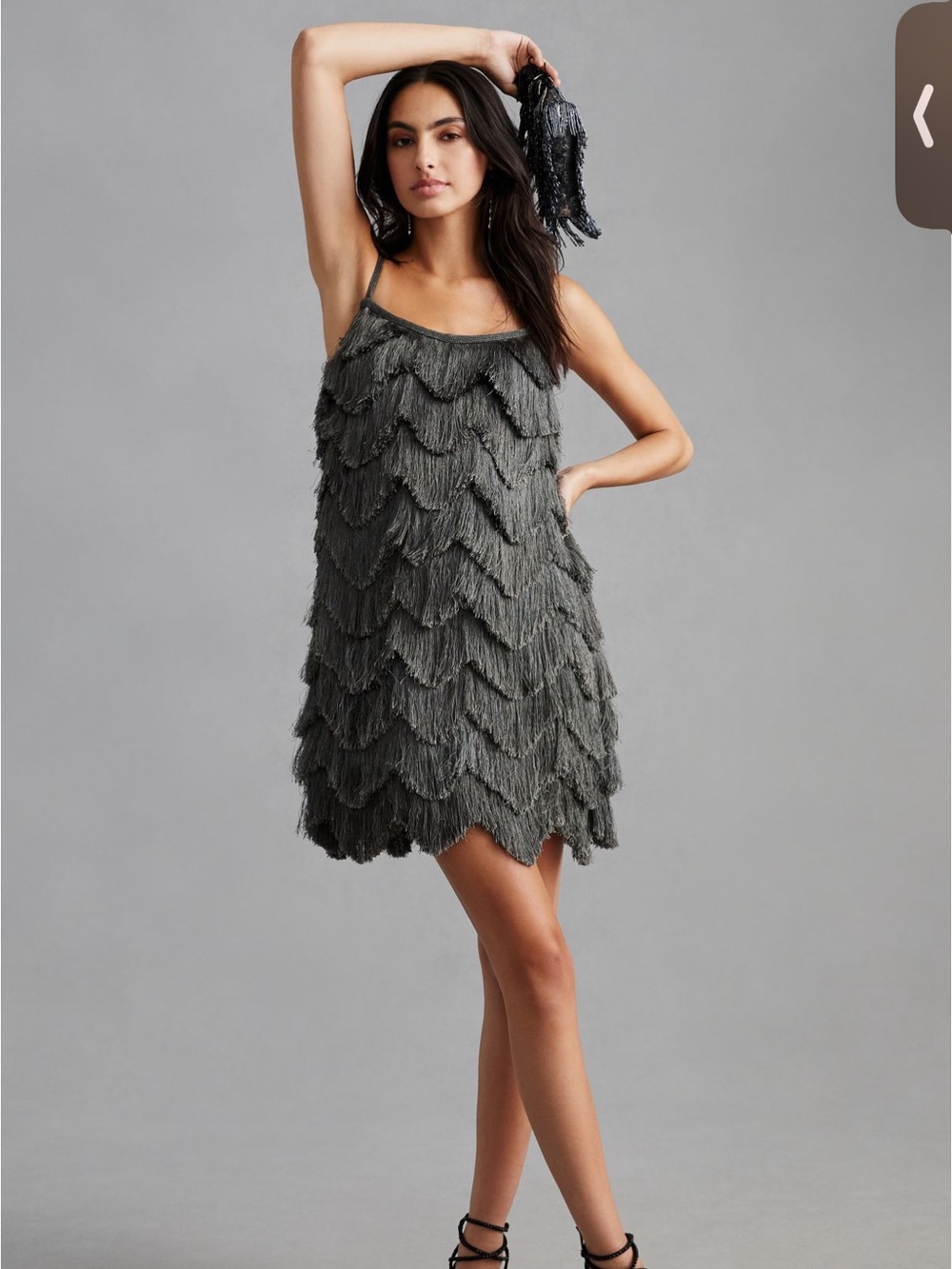 Fringe mini dress